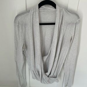 Lululemon faux-wrap top